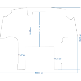 Case Magnum 260 2011-2014 traktoriaus kilimėlis 48213