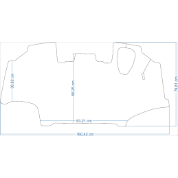 Case Magnum 400 2023- traktoriaus kilimėliai 50117