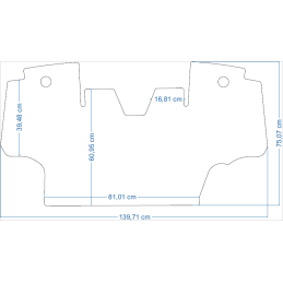 Case McCormick MTX 150 2008 Case MX traktoriaus kilimėliai 48206