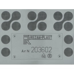 Chrysler Pacifica II minivenas nuo 2021 m. Guminiai kilimėliai REZAW 203602