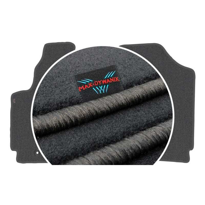 Citroen Berlingo I 2 asmenims 2005-2008 Veliūriniai kilimėliai MAX-DYWANIK