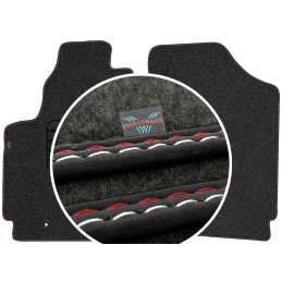 Citroen Berlingo I 2 asmenims 2005-2008 Veliūriniai kilimėliai MAX-DYWANIK