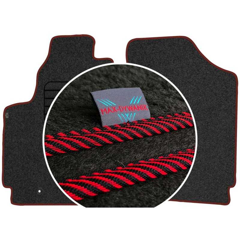 Citroen Berlingo I 2 asmenims 2005-2008 Veliūriniai kilimėliai MAX-DYWANIK