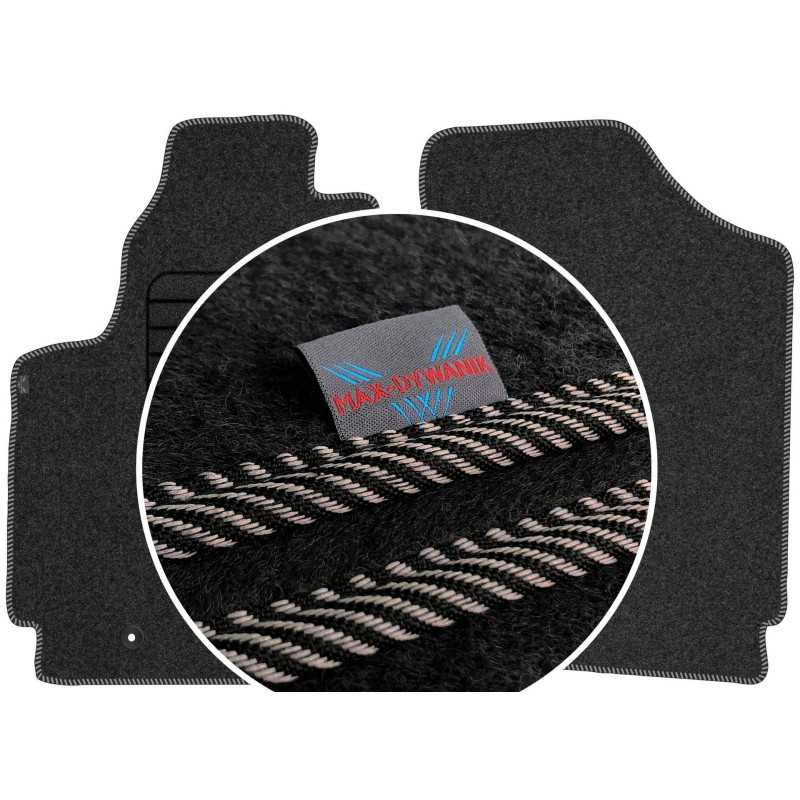 Citroen Berlingo I 2 asmenims 2005-2008 Veliūriniai kilimėliai MAX-DYWANIK