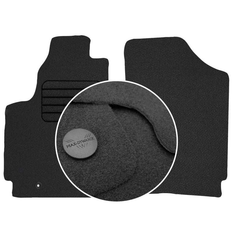 Citroen Berlingo I 2 asmenims 2005-2008 Veliūriniai kilimėliai MAX-DYWANIK