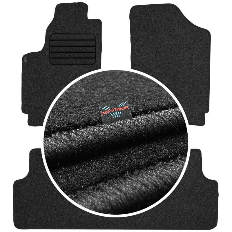 Citroen Berlingo I 2005-2008 Veliūriniai kilimėliai MAX-DYWANIK