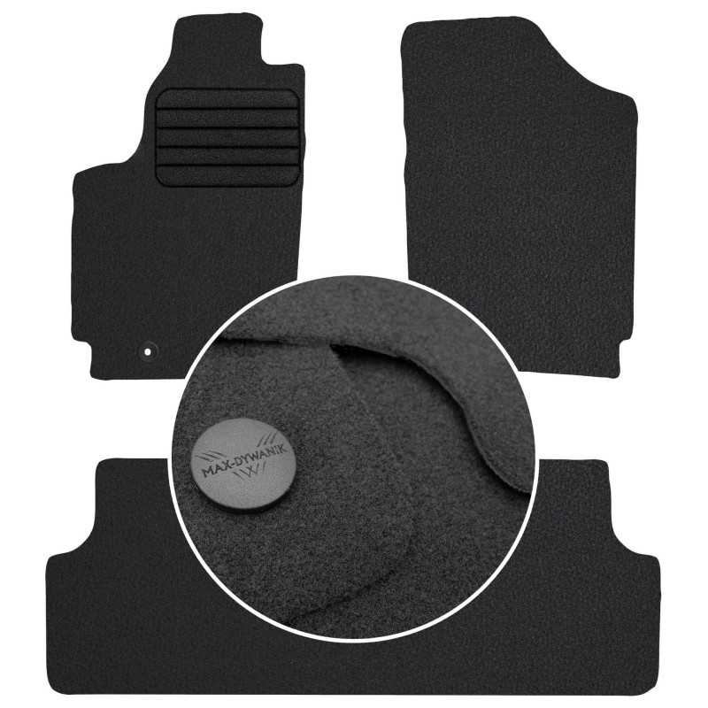 Citroen Berlingo I 2005-2008 Veliūriniai kilimėliai MAX-DYWANIK