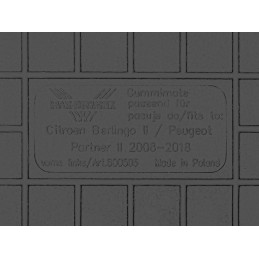 Citroen Berlingo II 2008-2018 Guminiai kilimėliai MAX-DYWANIK 800505