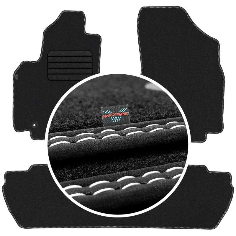 Citroen Berlingo II 2008-2018 Veliūriniai kilimėliai MAX-DYWANIK