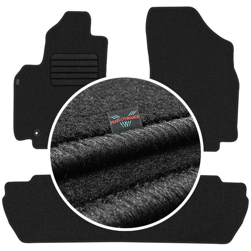 Citroen Berlingo II 2008-2018 Veliūriniai kilimėliai MAX-DYWANIK