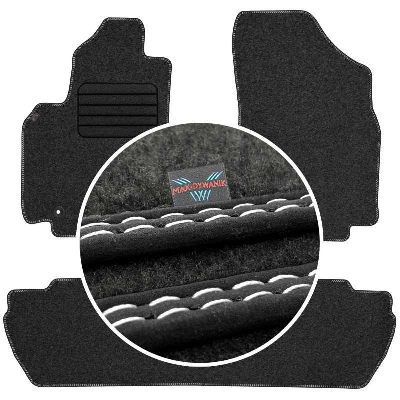 Citroen Berlingo II 2008-2018 Veliūriniai kilimėliai MAX-DYWANIK
