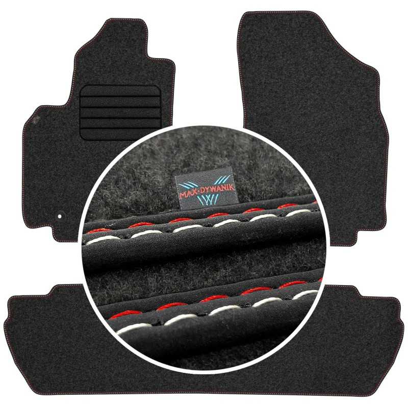 Citroen Berlingo II 2008-2018 Veliūriniai kilimėliai MAX-DYWANIK