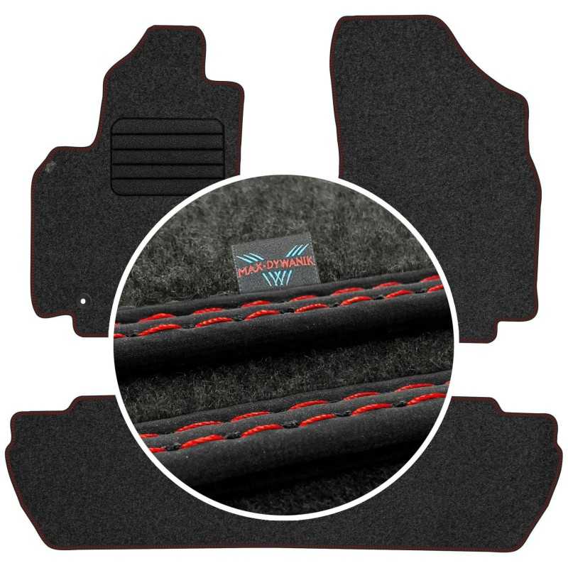 Citroen Berlingo II 2008-2018 Veliūriniai kilimėliai MAX-DYWANIK
