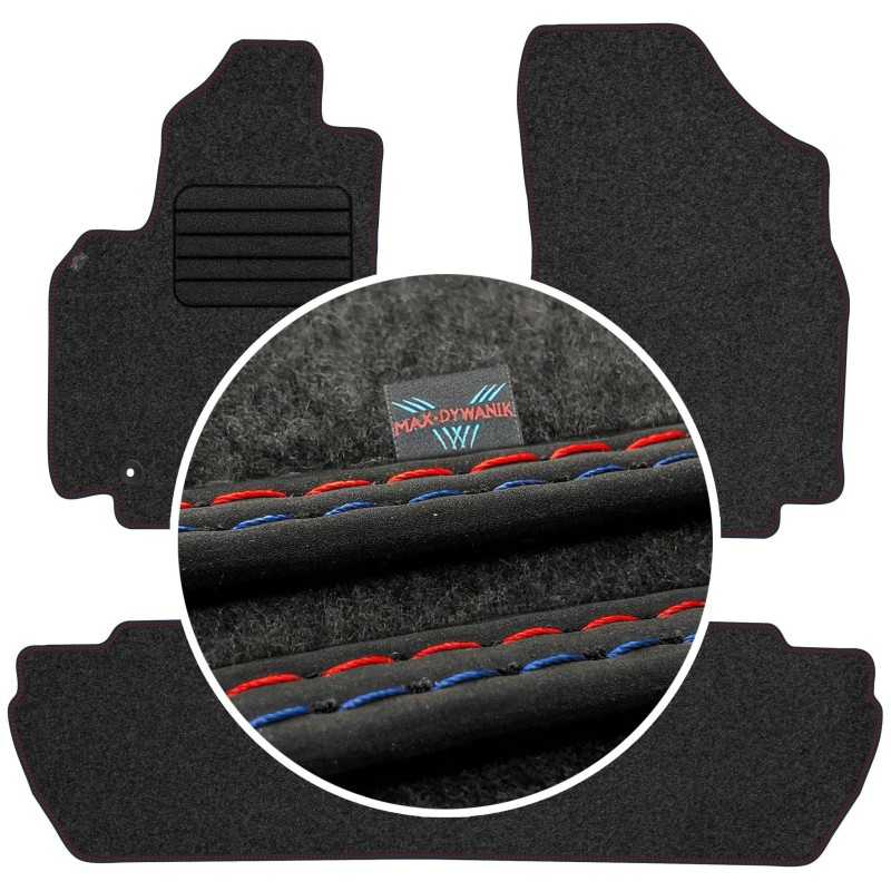 Citroen Berlingo II 2008-2018 Veliūriniai kilimėliai MAX-DYWANIK