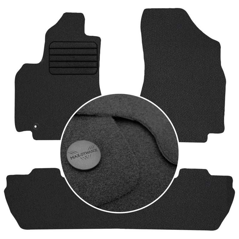 Citroen Berlingo II 2008-2018 Veliūriniai kilimėliai MAX-DYWANIK