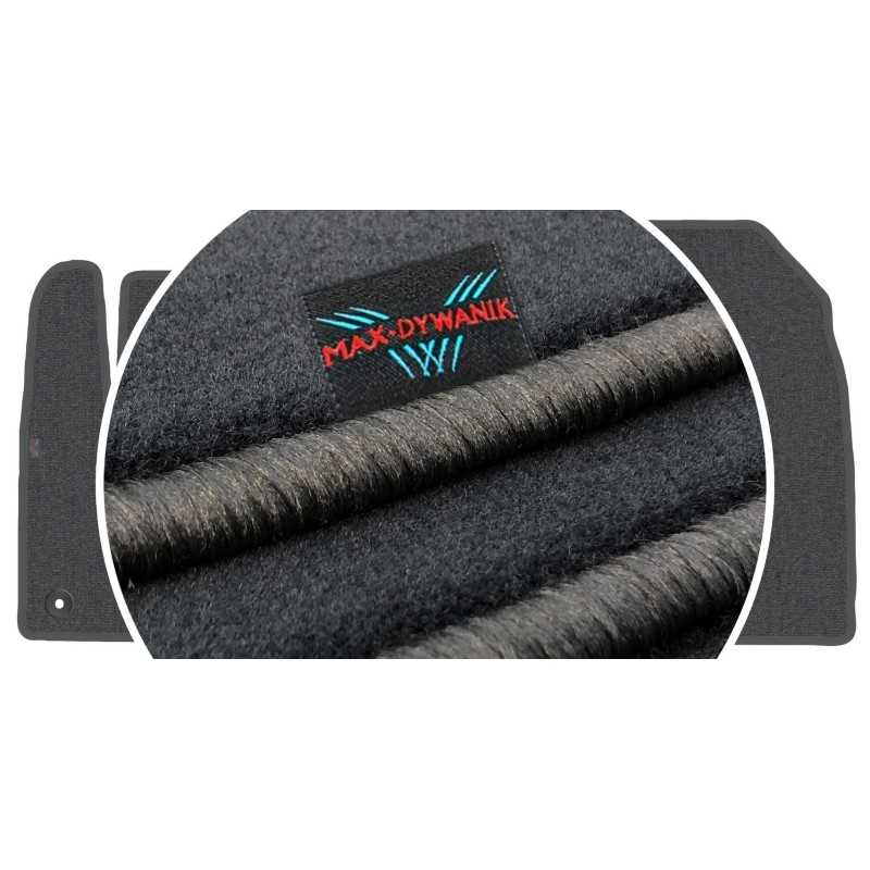 Citroen Berlingo III 2 asmenims 2018- Veliūriniai kilimėliai MAX-DYWANIK