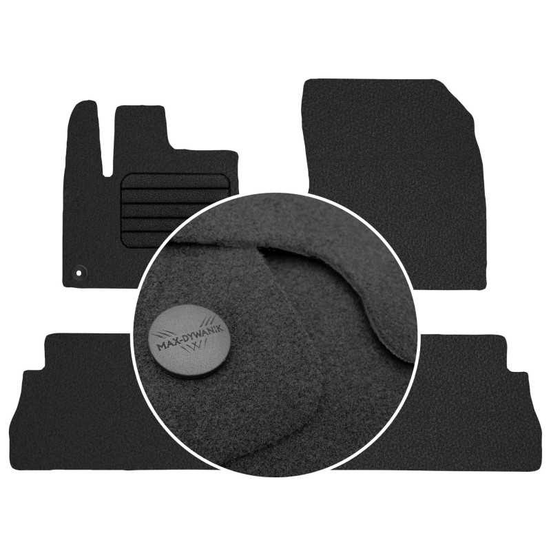 Citroen Berlingo III 2018- Veliūriniai kilimėliai MAX-DYWANIK