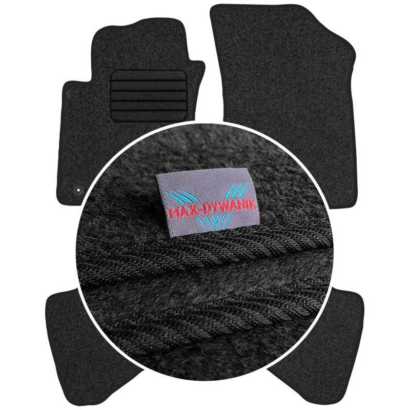 Citroen C1 I 2005-2009 Veliūriniai kilimėliai MAX-DYWANIK