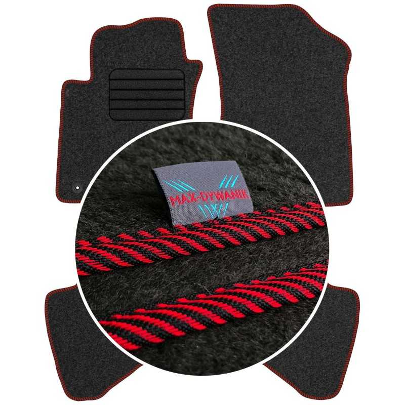 Citroen C1 I 2005-2009 Veliūriniai kilimėliai MAX-DYWANIK