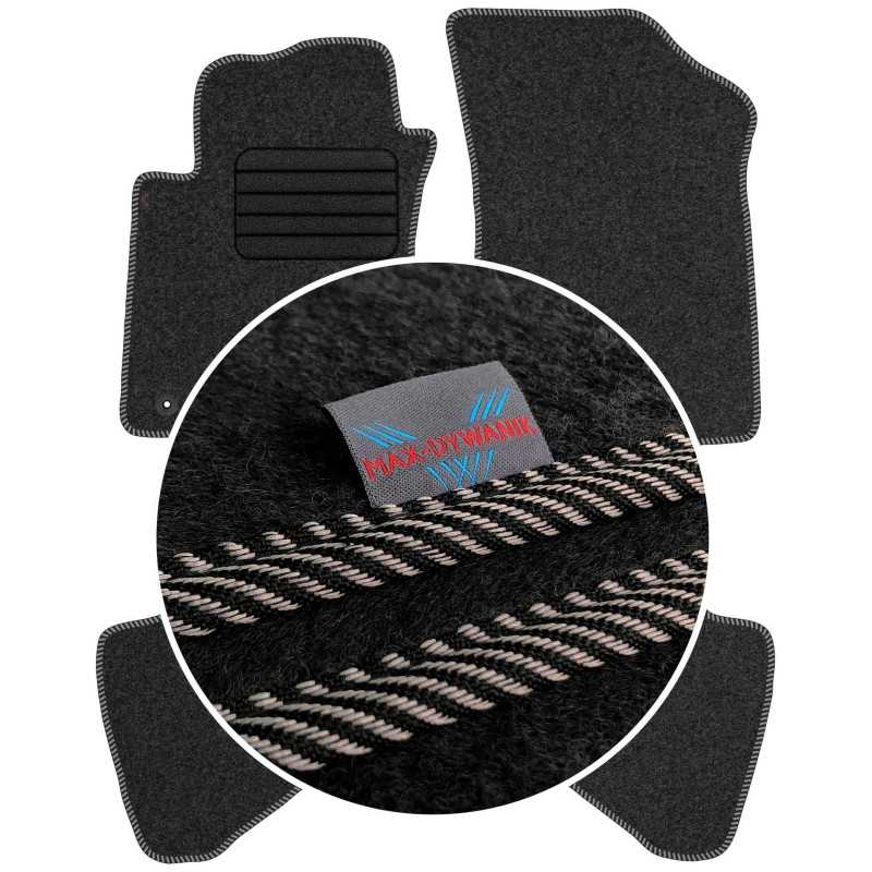 Citroen C1 I 2005-2009 Veliūriniai kilimėliai MAX-DYWANIK