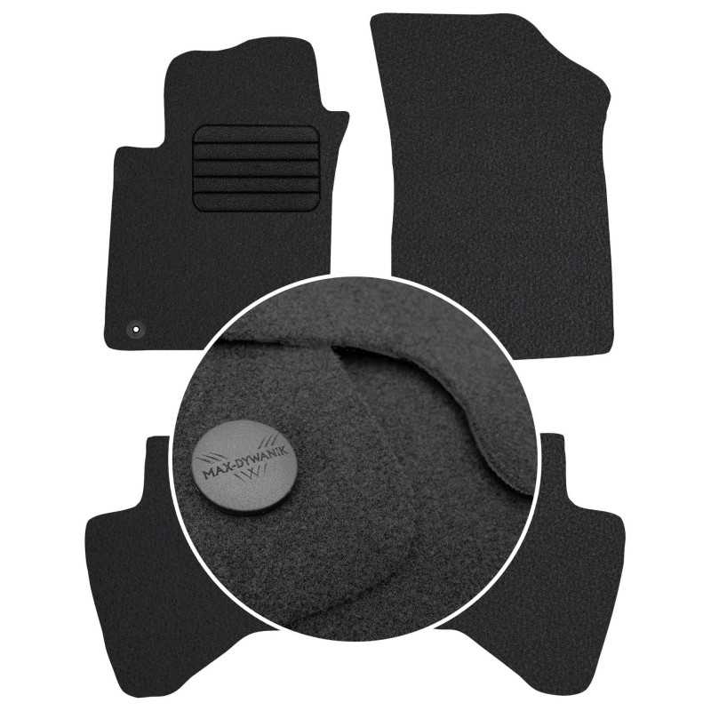 Citroen C1 I 2005-2009 Veliūriniai kilimėliai MAX-DYWANIK