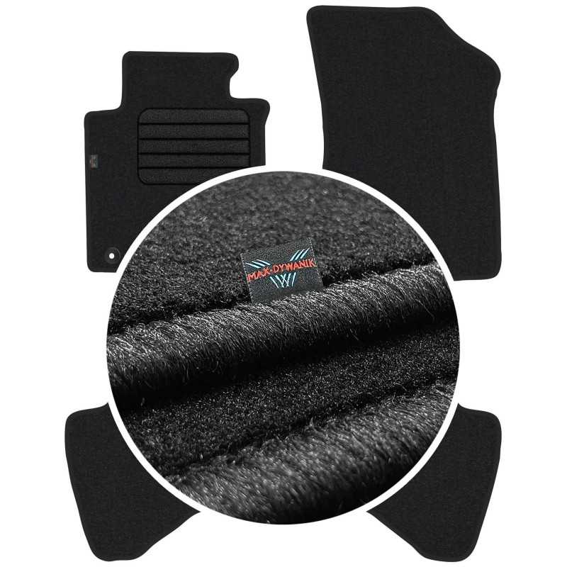 Citroen C1 I 2009-2014 Veliūriniai kilimėliai MAX-DYWANIK