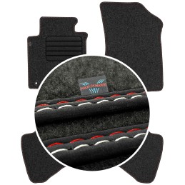 Citroen C1 I 2009-2014 Veliūriniai kilimėliai MAX-DYWANIK