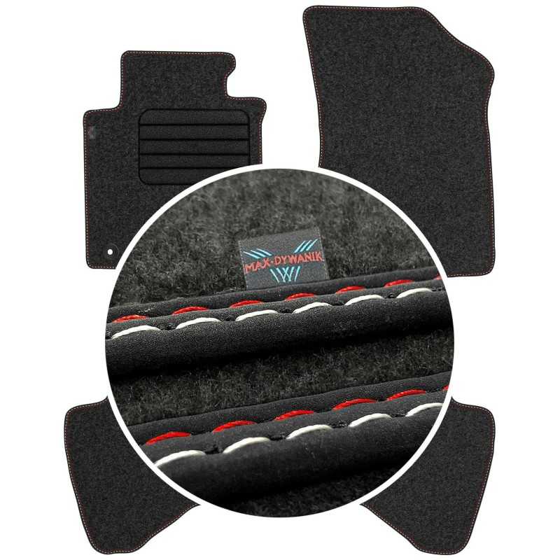 Citroen C1 I 2009-2014 Veliūriniai kilimėliai MAX-DYWANIK