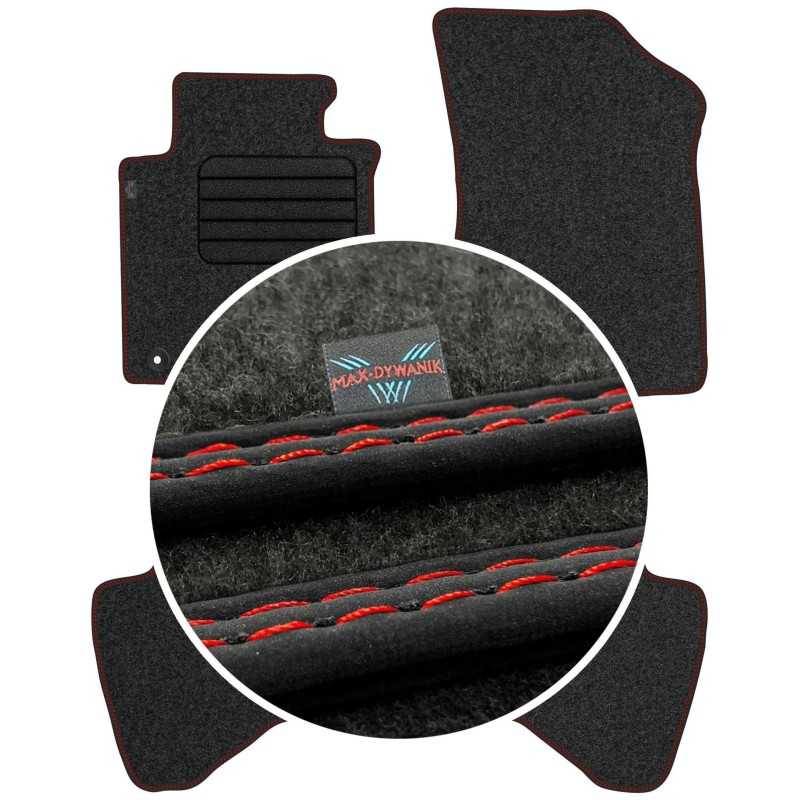 Citroen C1 I 2009-2014 Veliūriniai kilimėliai MAX-DYWANIK