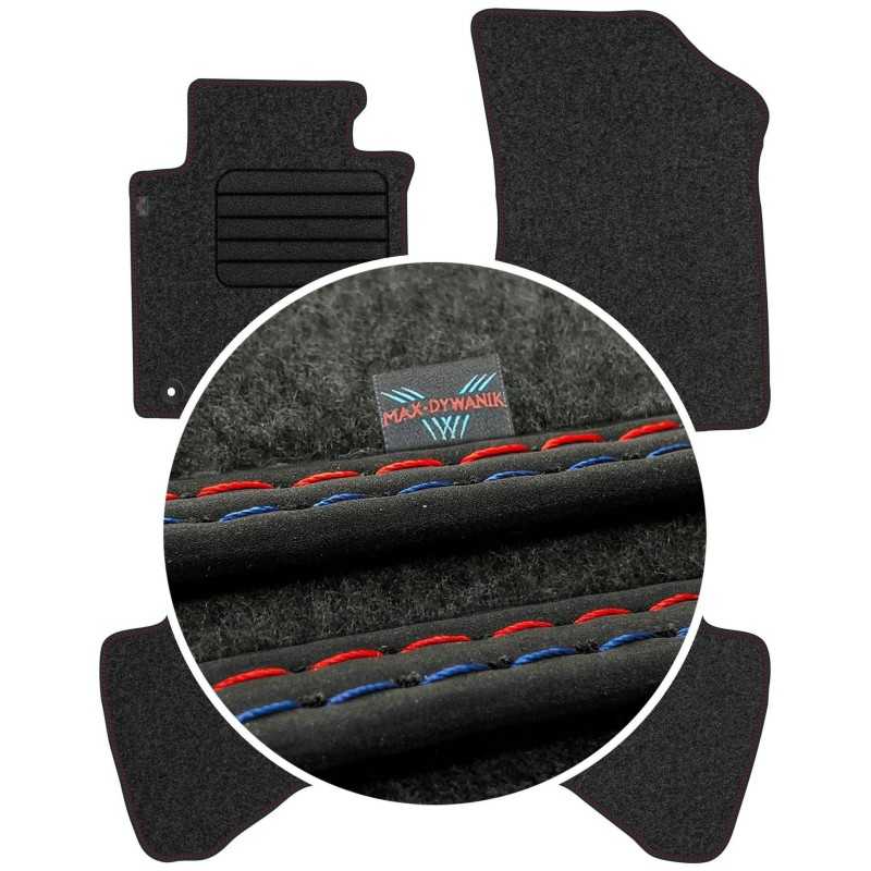 Citroen C1 I 2009-2014 Veliūriniai kilimėliai MAX-DYWANIK