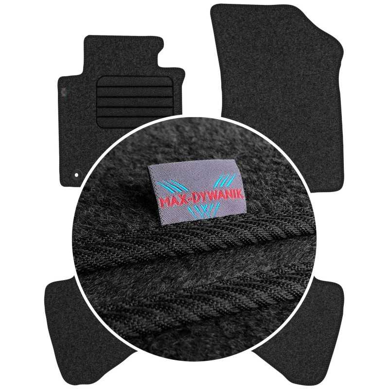 Citroen C1 I 2009-2014 Veliūriniai kilimėliai MAX-DYWANIK