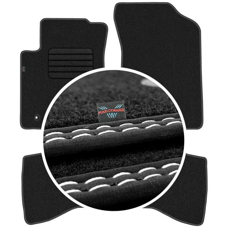 Citroen C1 II 2014- Veliūriniai kilimėliai MAX-DYWANIK