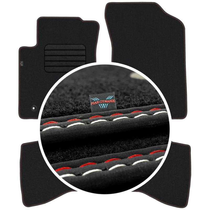 Citroen C1 II 2014- Veliūriniai kilimėliai MAX-DYWANIK