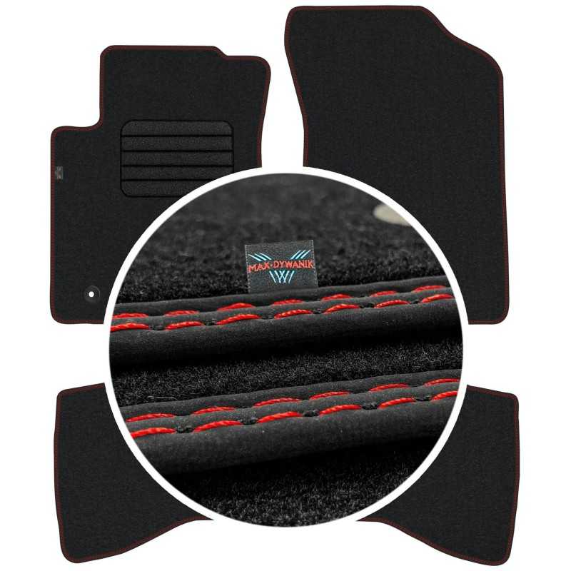 Citroen C1 II 2014- Veliūriniai kilimėliai MAX-DYWANIK