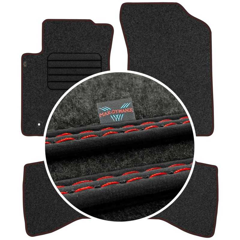 Citroen C1 II 2014- Veliūriniai kilimėliai MAX-DYWANIK