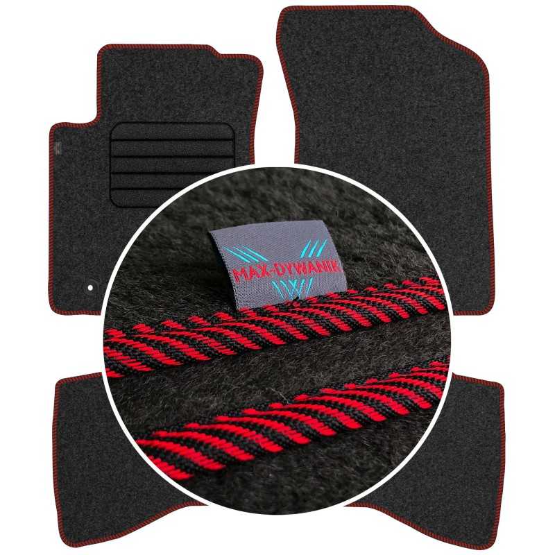 Citroen C1 II 2014- Veliūriniai kilimėliai MAX-DYWANIK