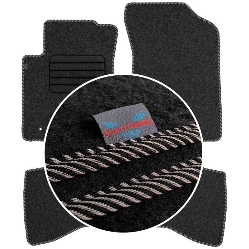 Citroen C1 II 2014- Veliūriniai kilimėliai MAX-DYWANIK