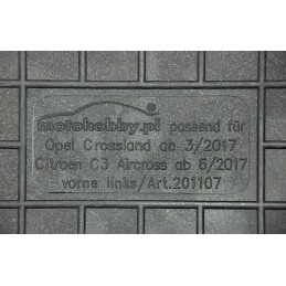 Citroen C3 Aircross 2017- Guminiai kilimėliai MOTOHOBBY 201107