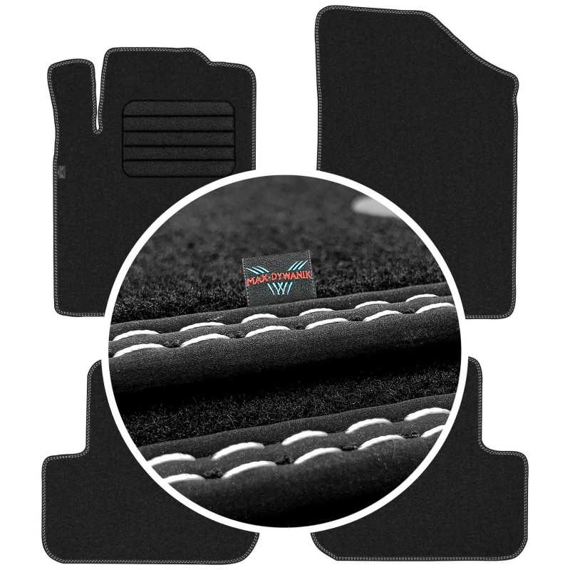 Citroen C3 I 2003-2009 Veliūriniai kilimėliai MAX-DYWANIK