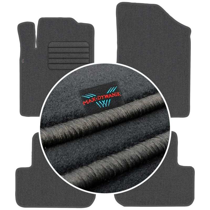 Citroen C3 I 2003-2009 Veliūriniai kilimėliai MAX-DYWANIK