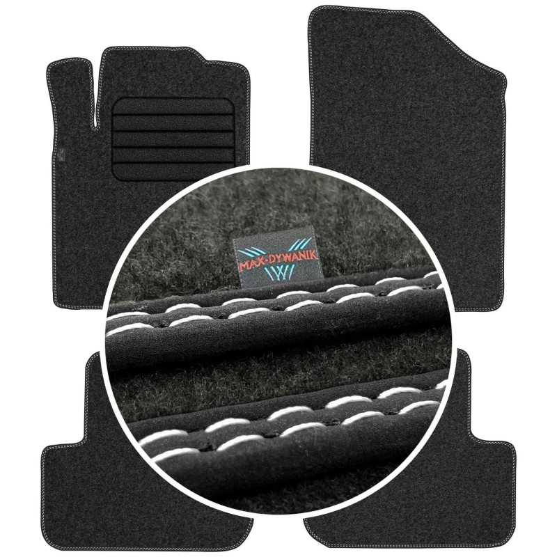 Citroen C3 I 2003-2009 Veliūriniai kilimėliai MAX-DYWANIK