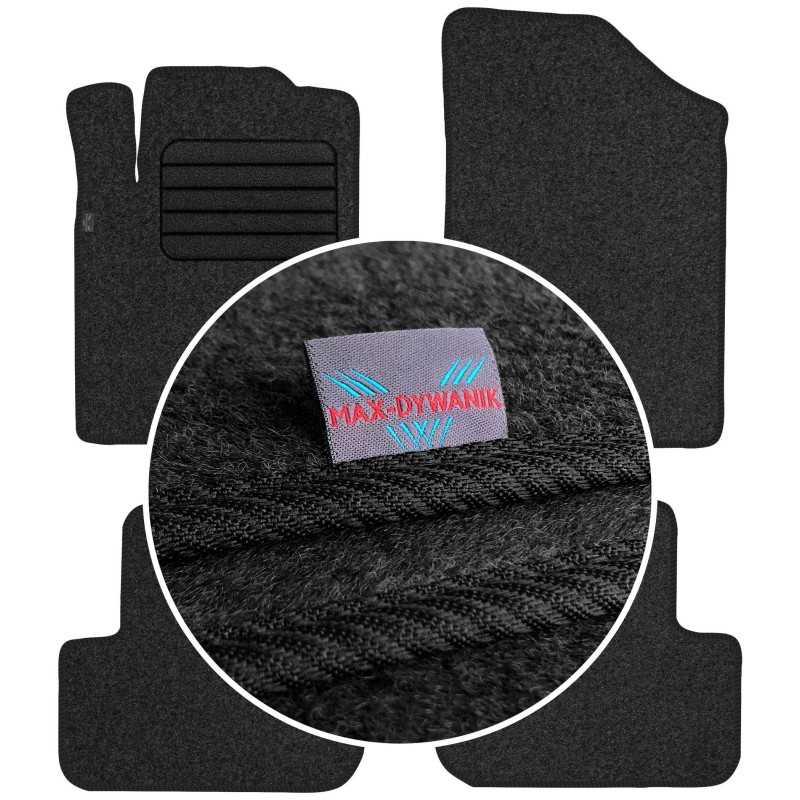 Citroen C3 I 2003-2009 Veliūriniai kilimėliai MAX-DYWANIK