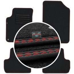 Citroen C3 II 2009-2016 Veliūriniai kilimėliai MAX-DYWANIK