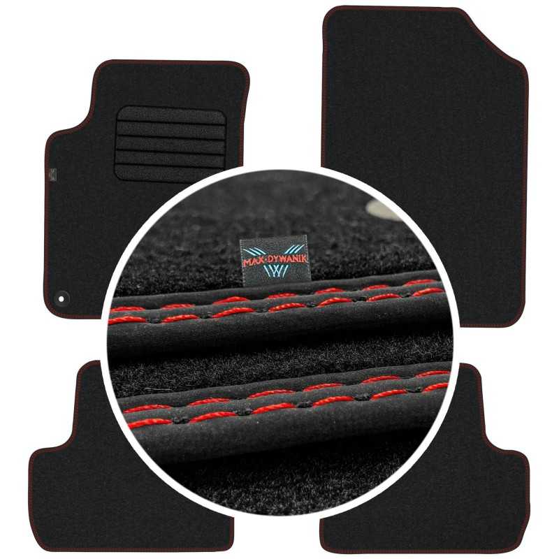 Citroen C3 II 2009-2016 Veliūriniai kilimėliai MAX-DYWANIK