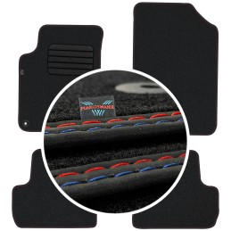 Citroen C3 II 2009-2016 Veliūriniai kilimėliai MAX-DYWANIK