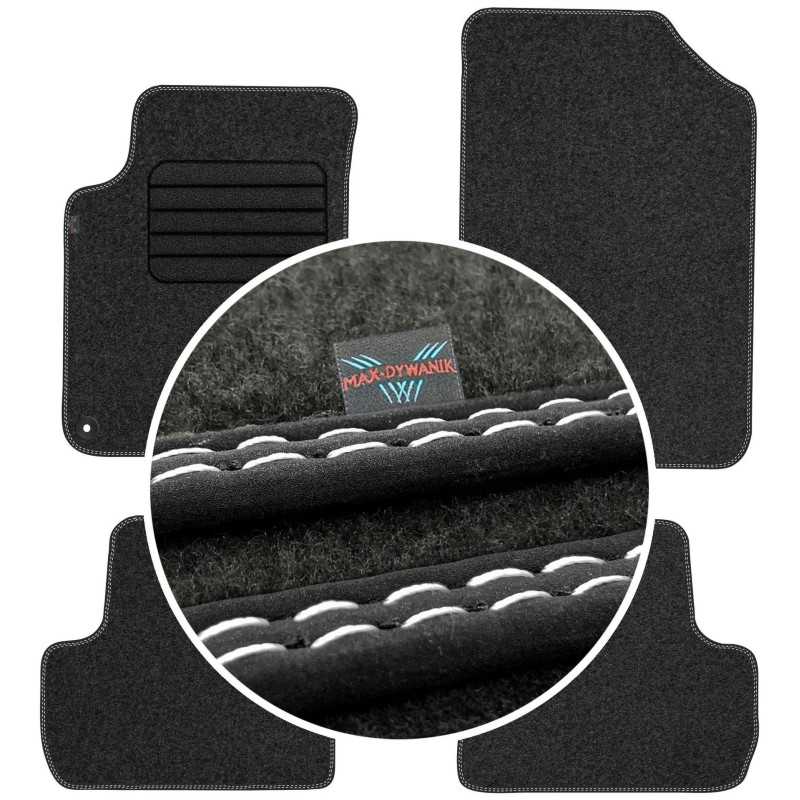 Citroen C3 II 2009-2016 Veliūriniai kilimėliai MAX-DYWANIK