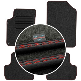 Citroen C3 II 2009-2016 Veliūriniai kilimėliai MAX-DYWANIK