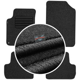 Citroen C3 II 2009-2016 Veliūriniai kilimėliai MAX-DYWANIK