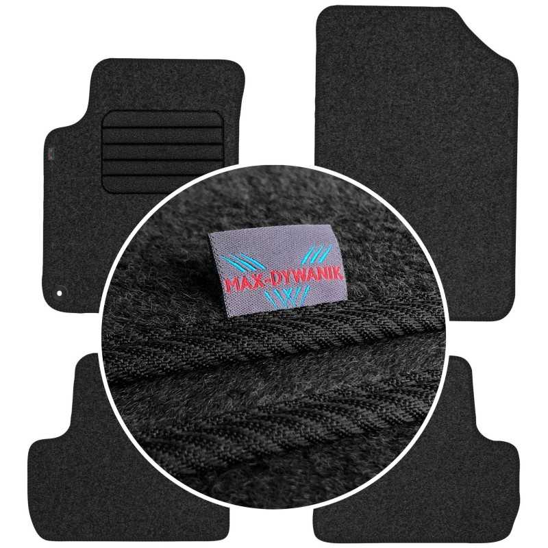Citroen C3 II 2009-2016 Veliūriniai kilimėliai MAX-DYWANIK