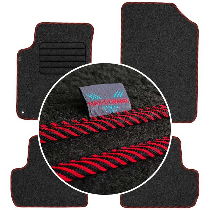 Citroen C3 II 2009-2016 Veliūriniai kilimėliai MAX-DYWANIK